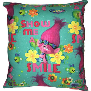 Trolls Pillow Dreamworks .New Trolls Movie Pillow Smile Pillow Made in USA