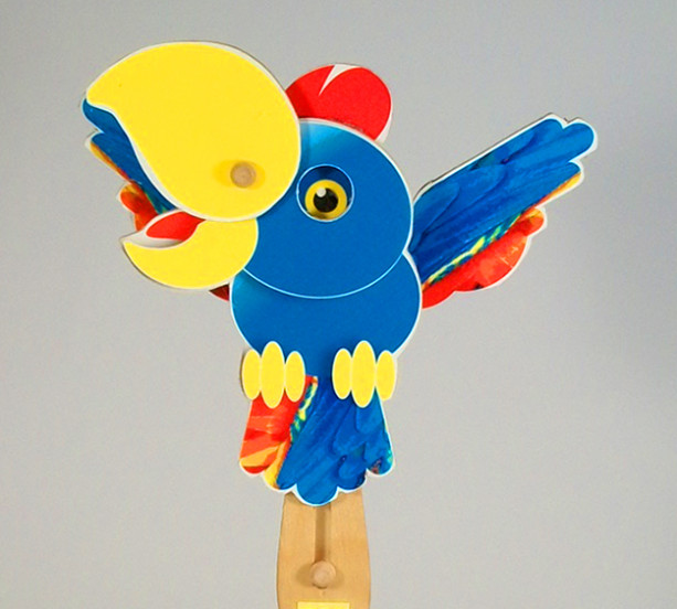 Wooden Puppet- Parrot