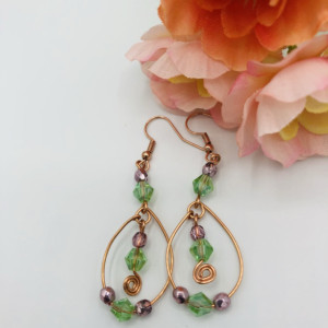 2” Copper Earrings 