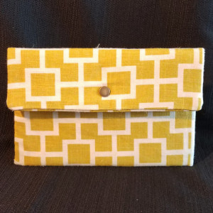 Clutch Wallet - Yellow Canvas