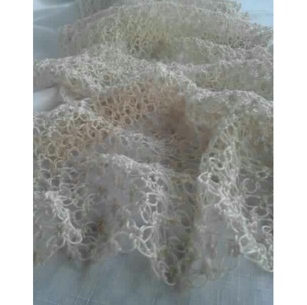 Lover's Knot Wedding Wrap in Champagne Natural