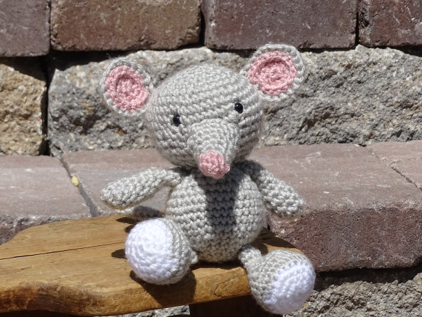 Mouse, Plush Mouse, Amigurumi Toy, Crocheted Mouse, Baby Shower Gift