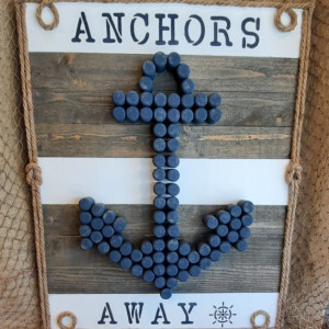 Anchors Away Nautical Sign