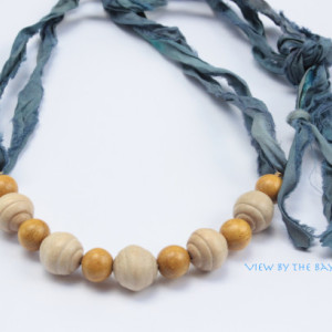 Beach Necklace, "View By The Bay", Nautical Jewelry