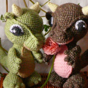 Amigurumi Baby Dragon Crochet Plush