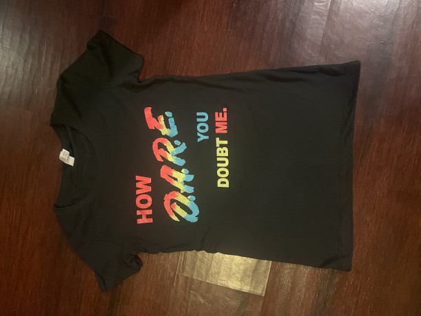 Don’t Doubt Me Woman’s Tee Neon