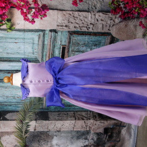 Violet Flower Girl Dress