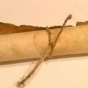 Aged Paper Scrolls, 3 scrolls, large, 9X12 Spell Scrolls, blank