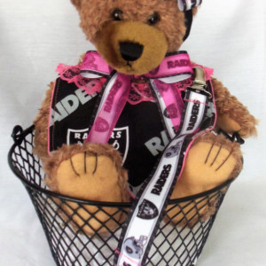 Raiders Baby Girl Fan Gift Basket