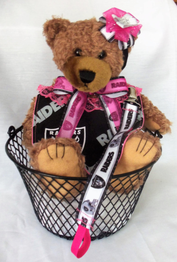 Raiders Baby Girl Fan Gift Basket