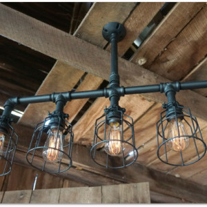Lattitude Lighting With Wire Cages