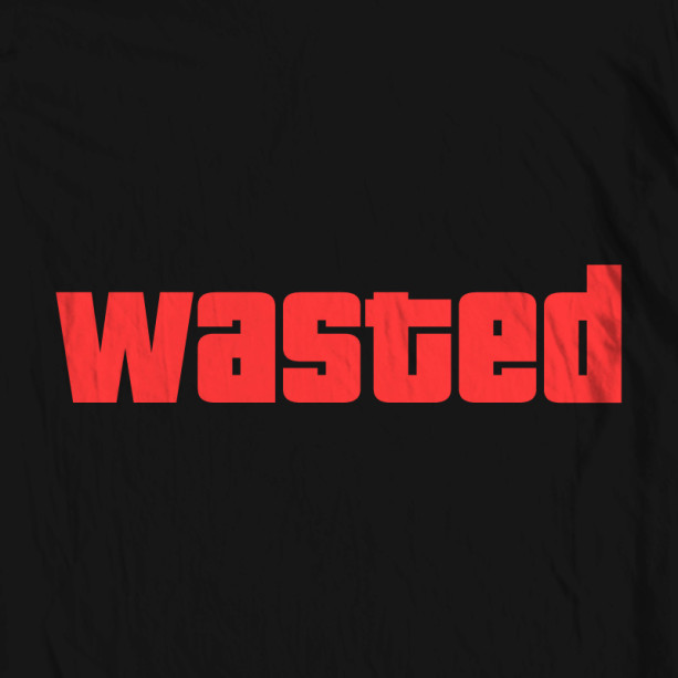 Grand Theft Auto "Wasted" Hoodie.