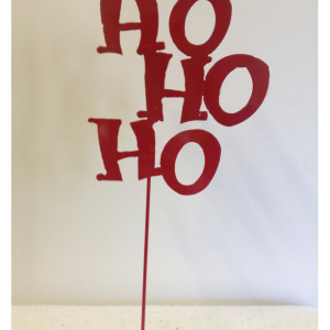 Ho Ho Ho Yard Stake, Yard Decoration, Christmas Outdoor Deocration, Outdoor Holiday Decoration