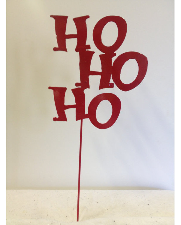 Ho Ho Ho Yard Stake, Yard Decoration, Christmas Outdoor Deocration, Outdoor Holiday Decoration