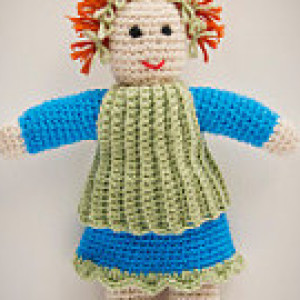 Hand Crocheted Vintage Style Country Friends Doll 