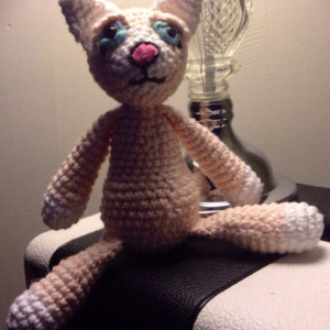 Cool Cat - Crochet Plush Doll - Scent Infused - Aromatherapy
