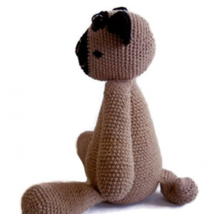 Rosco the Pug Dog - Crochet Plush Doll - Scent Infused - Aromatherapy