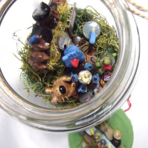 max's place / sweet preserves miniature / recycled glass jar
