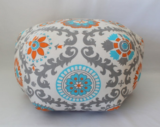 Ottoman Pouf Floor Pillow Rosa Mandarin