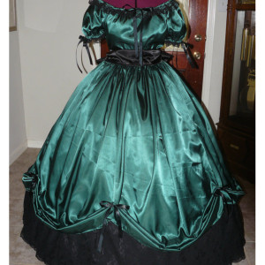 Civil War Reenactment Ladies Juniors Ball Gown Sizes, Styles and Colors