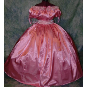 Civil War Reenactment Girls Ball Gown Sizes, Styles and Colors