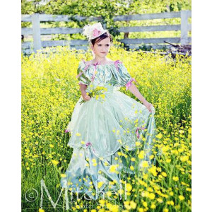 Civil War Reenactment Belle Sophia Girls Ball Gown Sizes, Styles and Colors 