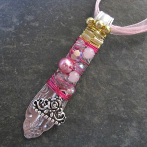 Pink Princess Spoon Necklace