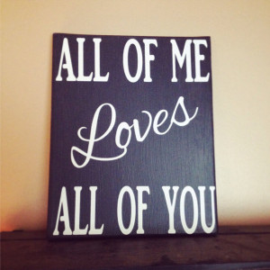 Valentine's Day Inspired Painted Canvas Sign