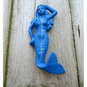 59 Colors Non-Distressed Cast Iron Mermaid Hook- Coastal Decor, Beach Decor, Mermaid Decor, Nautical Decor, Mermaid Nursery