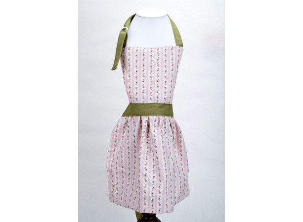 Pink and Green Little Girl's Apron