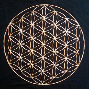 15" Flower of Life in copper