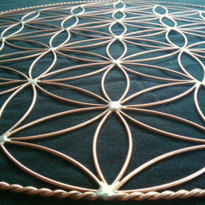 15" Flower of Life in copper
