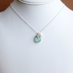 Sterling Silver Seaside Trio Necklace