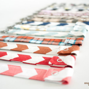 Snap Fabric Pacifier Clips