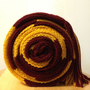 Hand Knit Harry Potter Scarf