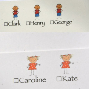 FAMILY NOTES. Custom stationery. Childrens logos. Personalized stationery sets. Note cards. 50