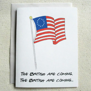 Party Invitations The British are Coming 10 Pack