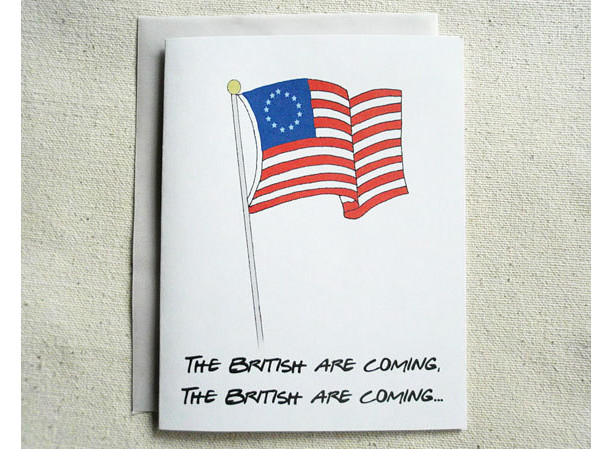 Party Invitations The British are Coming 10 Pack