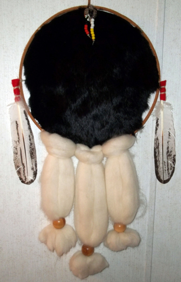 15" Southwest Inspired Traditional Shield Mandella, Handmade, Native American Inspired