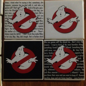 Ghostbusters Coasters (Set of 4) Logo Movie Quotes