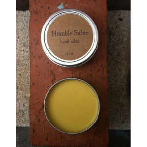 Unrefined Hand Salve with Shea and Cocoa Butter -Unscented