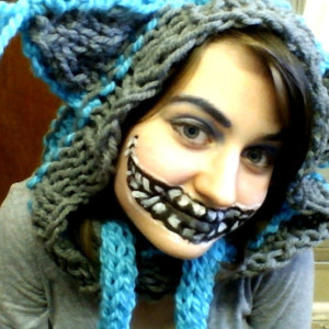 Cat Eared Hooded Scarf