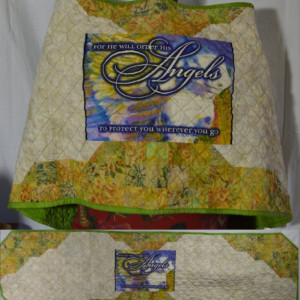 Protective Angels Quilted Angel Wings Prayer Shawl