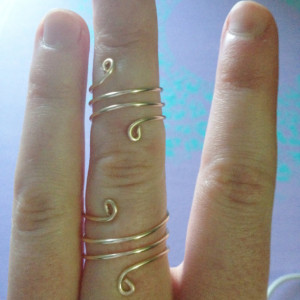 Spiral Ring Set, Coil Ring Set, Twisted Ring Set, Reversible Rings