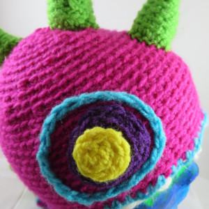 Crocheted Dinosaur Hat