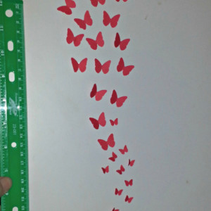 3D butterfly wall art, swarm of butterflies,wall art, baby room decor, child decor, bridal shower, wedding decor