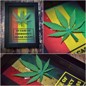 Marijuana Leaf - Emergency Kit - 420 Gift, Pot, Weed, Cannabis, Funny Gift for Teen, Students, Gift for Him, Gift for Her, Gift Nature Lover