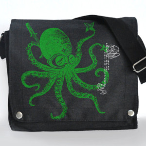 Ninja Octopus messenger bag