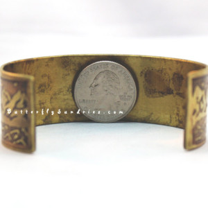 Starry Night Mountain Cuff - Beautiful World Collection - Available in Brass or Copper