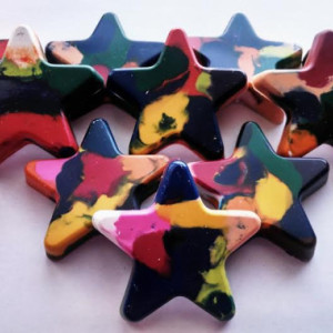 Multi Color Star Crayons set of 10